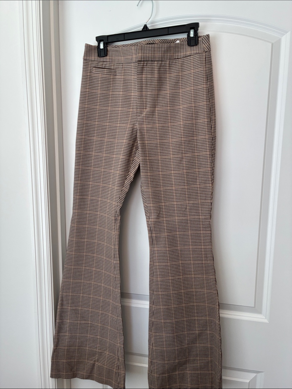 Banana Republic Brown Houndstooth Slim Bootcut Pants
